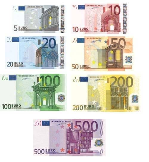 europe currency coins