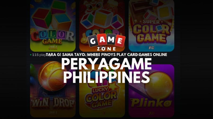 Peryagame Philippines on GameZone: Color Game, Win Drop and Plinko game tiles