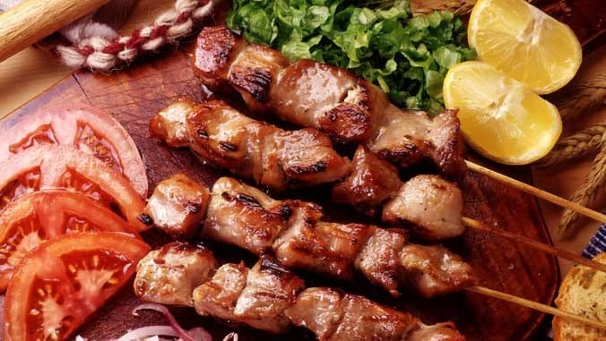 cyprus cuisine souvlaki