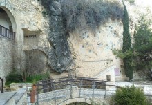 Agios Neophytos Monastery waterfall