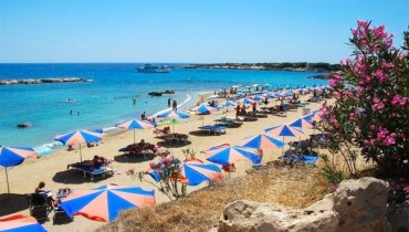 Laourou beach, Paphos, Cyprus