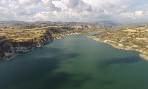 Asprokremmos Dam, Paphos, Cyprus