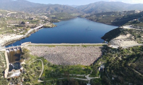 Germasogeia Dam, Limassol, Cyprus