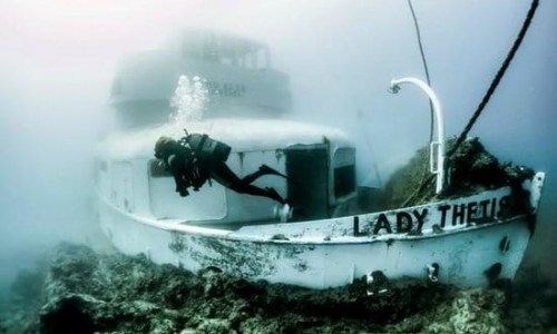 Lady Thetis Shipwreck, Limassol, Cyprus