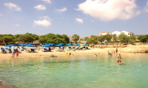 Mimosa beach, Famagusta, Cyprus