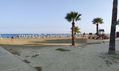 Finikoudes Beach, Larnaca, Cyprus