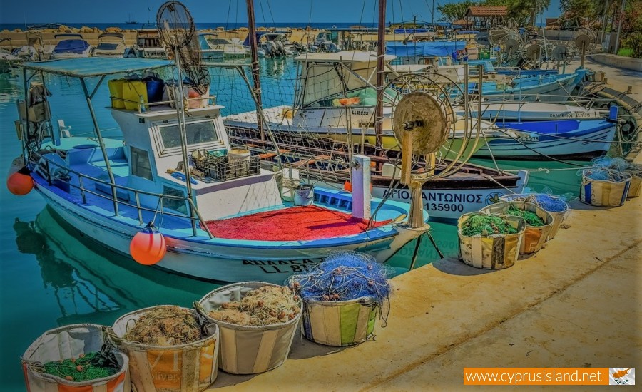 agia triada fishing port