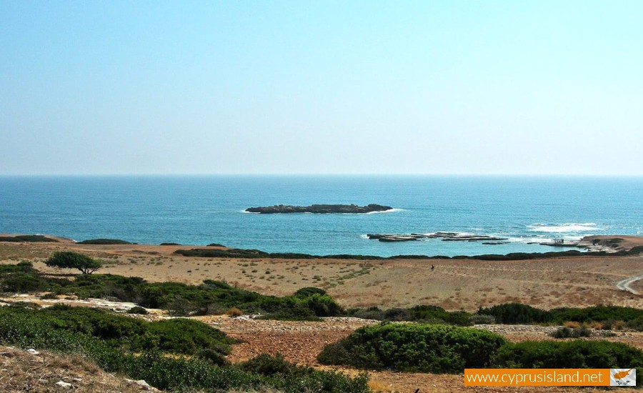 Manijin island diving site, Paphos, Cyprus