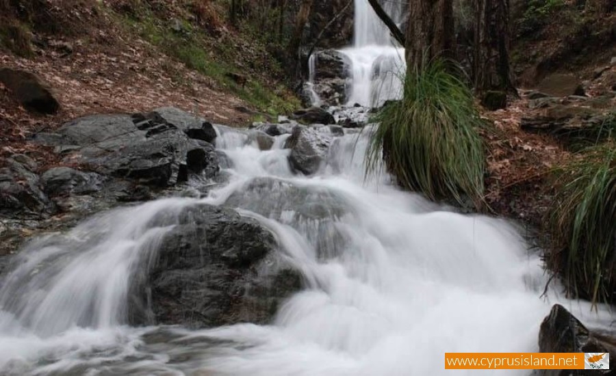 Mesa Potamos Waterfall, Limassol, Cyprus