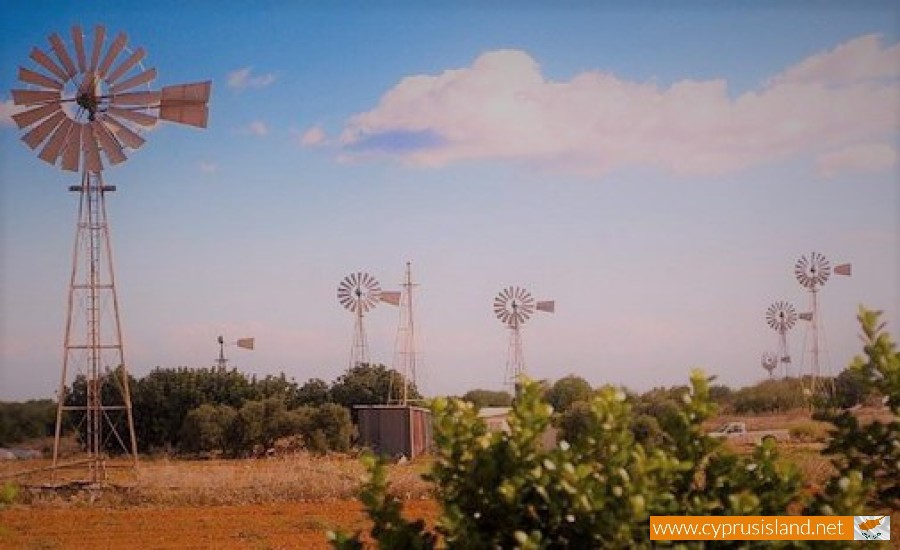 Paralimni Windmills, Famagusta, Cyprus