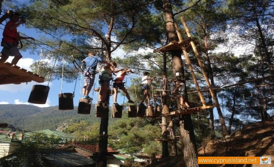 Sparti Rope Park - Platres, Limassol, Cyprus