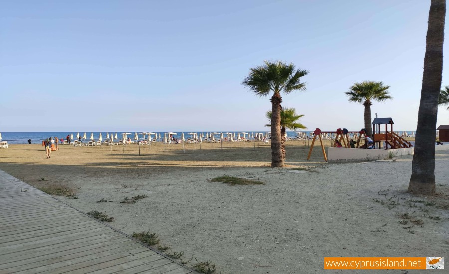 Finikoudes Beach, Larnaca, Cyprus