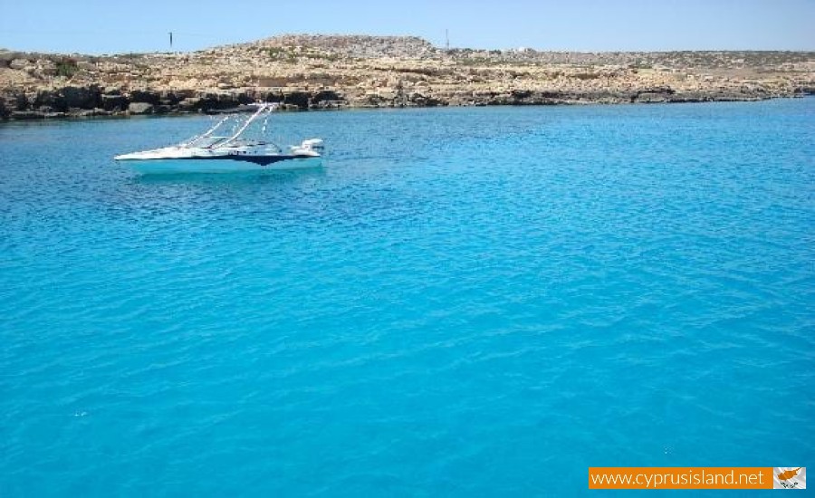 Blue lagoon Beach Akamas Cyprus Island