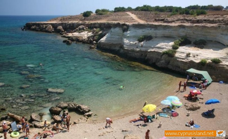 Pezounospylioi (Filias) beach, Famagusta, Cyprus
