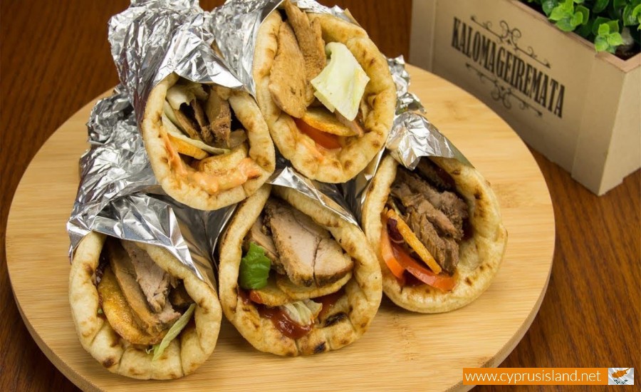 Gyros Cyprus Island