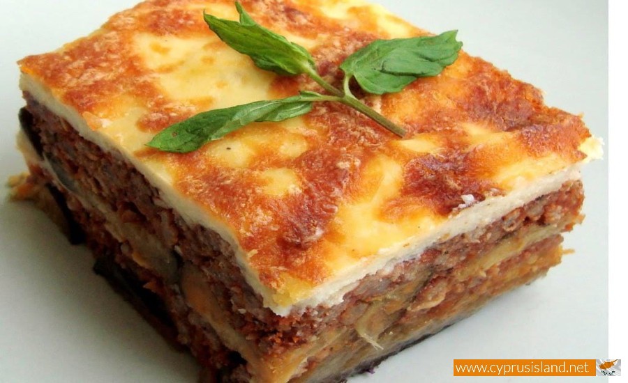Moussaka, Cyprus