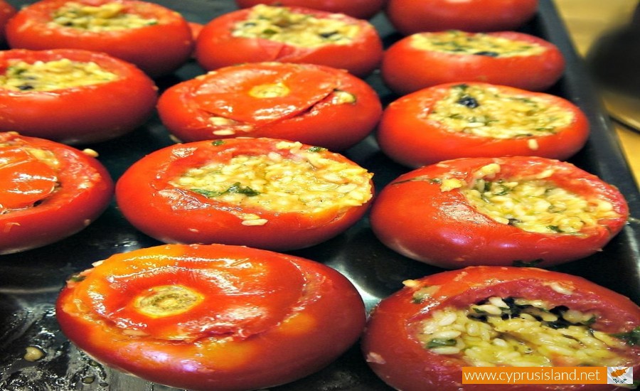 yemista tomatoes