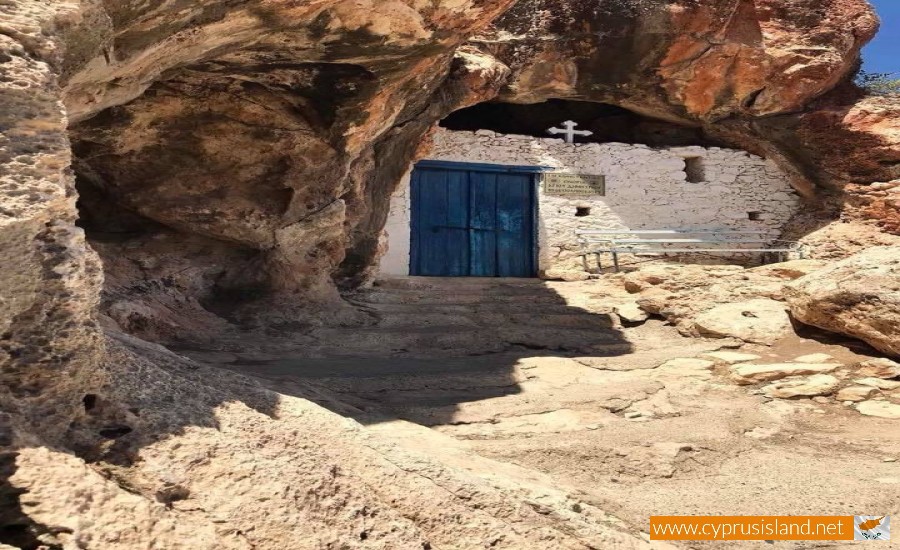 agioi saranta church cave protaras