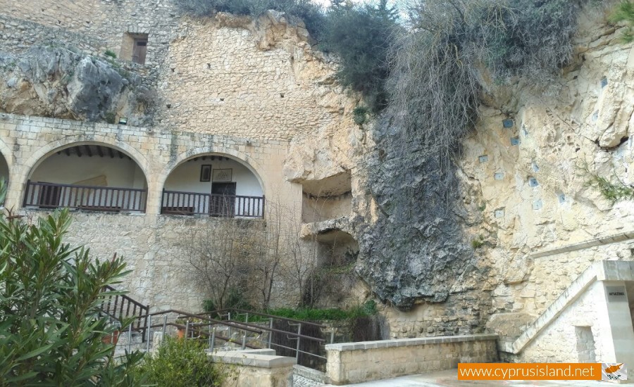 Agios Neophytos Monastery waterfall