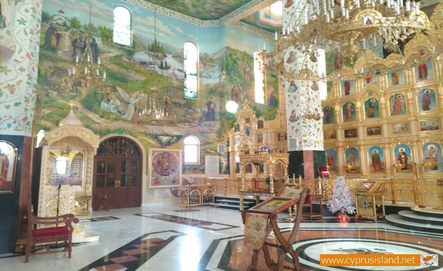 Apostolou Andrea Russian Church interior view 2