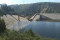Polemidia Dam overflowing