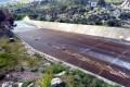 Germasogeia Dam overflowing