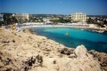 Sandy bay beach, Famagusta, Cyprus
