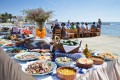 People in Cyprus enjoying lunch